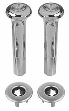 Load image into Gallery viewer, RestoParts Smooth Chrome Door Lock Knob Set 1968-1973 GTO Chevelle 442 Skylark