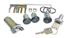 Load image into Gallery viewer, Black Face Complete Ignition Door Trunk and Glovebox Lock Set 1981-1987 Regal