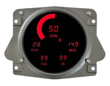 Load image into Gallery viewer, Intellitronix Red LED Digital Gauge Cluster Panel For 1966-1977 Ford Broncos