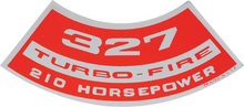 Load image into Gallery viewer, OER Air Cleaner Decal Turbo-Fire 327/210 HP Camaro Nova Chevelle Impala Corvette