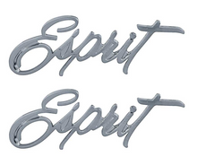 Load image into Gallery viewer, Reproduction Esprit Front Fender Emblem Set For 1976-1976 Pontiac Firebirds