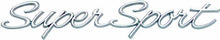 Load image into Gallery viewer, OER Chrome "Super Sport" Front Fender Emblem Set 1965-1966 Chevrolet Impala