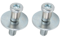 Load image into Gallery viewer, OER Steel Door Lock Striker Set 1967-1981 Camaro 1968-1979 Nova 1962-1985 Impala