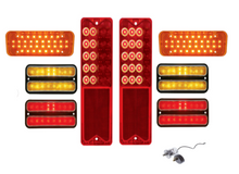 Load image into Gallery viewer, United Pacific Sequential Tail Light/Marker Light Set For 1971-1972 Chevy Trucks