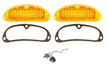 Load image into Gallery viewer, Front LED Parking Light Set With Gaskets For 1955 Chevy Bel Air 150 210