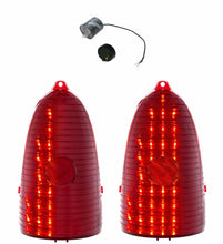 Load image into Gallery viewer, United Pacific One-Piece Style Sequential LED Tail Light Set 1955 Bel Air