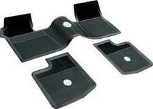 Load image into Gallery viewer, OER M63001 Black Bow Tie 3 Piece Rubber Floor Mat Set 1963-1972 Impala Chevelle