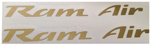 Load image into Gallery viewer, Gold Ram Air Overlay Decal Set 1993-2003 Pontiac Firebird and Trans AM