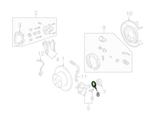 Load image into Gallery viewer, GM NOS 90425660 Rear Wheel Bearing Retaining Ring 2004-2006 Pontiac GTO LS1 LS2