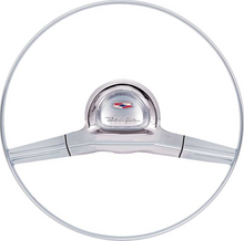 Load image into Gallery viewer, Reproduction Emblem Horn Ring 1957 Chevy 150 210 Bel Air Nomad Models