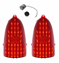 Load image into Gallery viewer, United Pacific One Piece 48 LED Tail Light Set 1955 Chevy Bel Air 150 210 Models