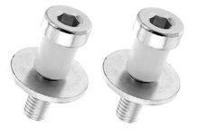 Load image into Gallery viewer, United Pacific Steel Door Lock Striker Set For 1973-1991 Chevy and GMC Trucks