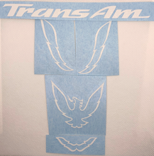 Load image into Gallery viewer, White Rear Panel Overlay Decal Set 1993-2002 Pontiac Firebird/Trans AM