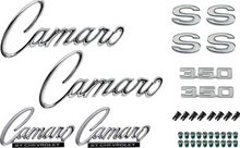 Load image into Gallery viewer, OER SS Exterior Emblem Kit 1969 Chevy Camaro SS Models With 350 Engine