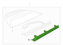 Load image into Gallery viewer, Genuine GM NOS 92144530 High Mount Stop Lamp Lens 2004-2006 Pontiac GTO