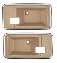 Load image into Gallery viewer, OER Camel Tan Inner Door Handle Escutcheon 1977-1981 Firebird, Camaro Corvette