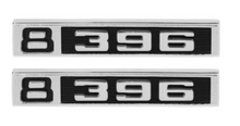 Load image into Gallery viewer, Trim Parts 9616 Front Fender 396 Emblem Set For 1969-1972 Chevy and GMC Truck