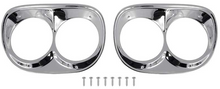 Load image into Gallery viewer, OER Headlamp Bezel Set 1958-1959 Chevy and GMC Pickup Truck Sedan Delivery