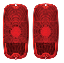 Load image into Gallery viewer, United Pacific Tail Lamp Lens and Gasket Set For 1960-1966 Chevy Fleetside Truck