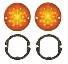 Load image into Gallery viewer, United Pacific LED Parking Turn Signal Lamp Set For 1957 Chevy Bel Air 150 210