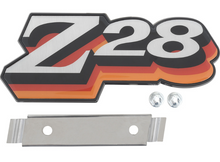 Load image into Gallery viewer, OER Red Z28 Grille Emblem With Hardware For 1978 Chevy Camaro Z28 Models