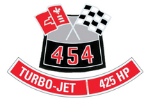 Load image into Gallery viewer, OER 454 With 425 HP Air Cleaner Decal Set Camaro Nova Chevelle Impala Corvette