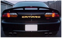 Load image into Gallery viewer, Flat Black Rear Lettering Inlay Decal For 1993-2002 Chevy Camaro Models