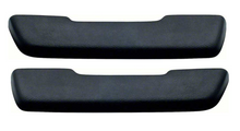 Load image into Gallery viewer, OER Black Armrest Pad Set 1968-1972 Pontiac Firebird Chevy Camaro Chevelle