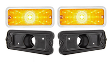 Load image into Gallery viewer, United Pacific Park Lamp Housing and LED Park Lamp Set 1973-1980 Chevy and GMC Pickup Trucks