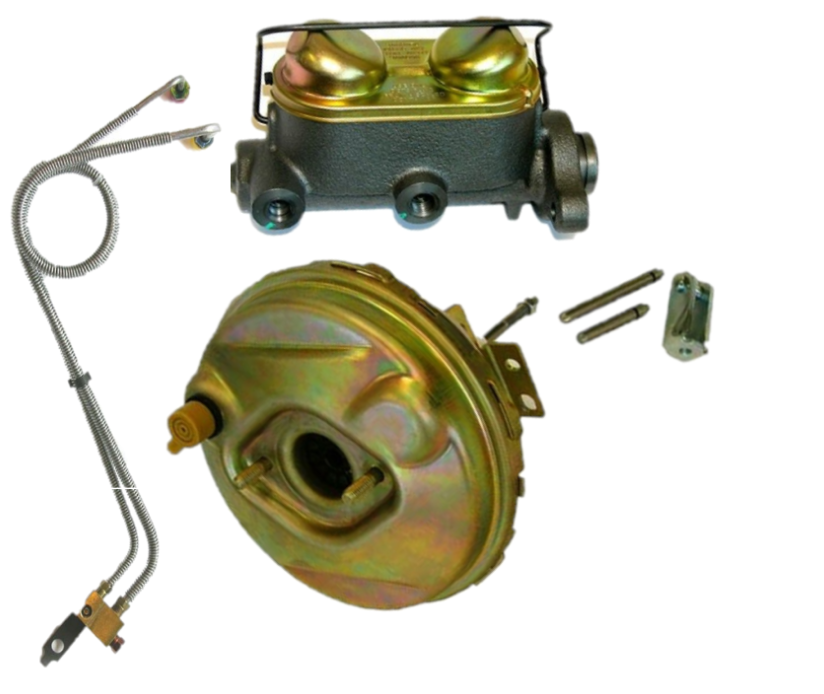 Dual Master Conversion Kit Power Drum Brakes 1966 GTO Chevelle 442 Sky