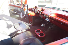 Load image into Gallery viewer, Madrid Black Universal Hot Rod Drinkster Floor Console With Cup Holders Classic