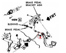 Load image into Gallery viewer, 5 Speed Clutch Master Cylinder Push Rod Bushing For 1984-1995 Firebird/Trans AM