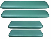 Load image into Gallery viewer, PUI Dark Aqua Front/Rear Armrest Pad Set 1965-67 GTO Chevelle Nova Cutlass 442