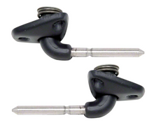 Load image into Gallery viewer, OER Black Sun Visor Support Set Without T-Top 1982-1992 Firebird/Trans AM/Camaro