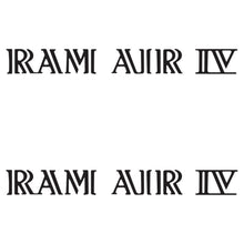 Load image into Gallery viewer, RestoParts Black Ram Air IV Hood Scoop Decal Set 1969-1970 Pontiac GTO Lemans