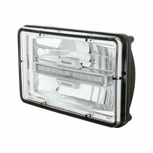 Load image into Gallery viewer, Low Beam High Power LED 4"X6" Rectangular Headlight Set w/ Daytime Running Light