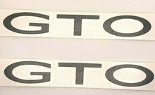 Load image into Gallery viewer, Gloss Black Fuel Rail Overlay Decal Set 2004-2006 Pontiac GTO Models