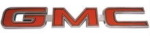 Load image into Gallery viewer, Trim Parts Tailgate Emblem 1975-1980 GMC Trucks With Brushed Aluminum Tailgate
