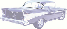 Load image into Gallery viewer, OER Back Glass Weatherstrip Seal For 1955-1957 Bel Air 150 210 Chieftain Hardtop