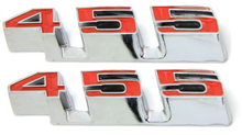 Load image into Gallery viewer, 455 Rocker Panel Emblem Set For 1968-1972 Pontiac GTO LeMans Tempest USA Made