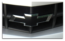 Load image into Gallery viewer, Flat Black Front Bowtie Overlay Decal For 2010-2013 Chevy Camaro Models