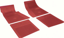 Load image into Gallery viewer, OER Red Bow-Tie Floor Mat Set 1967-1969 Camaro 1968-1974 Chevy II Nova