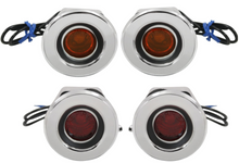 Load image into Gallery viewer, Trim Parts Curved Red Side Marker Light Set 1968 Satellite Roadrunner GTX