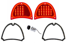 Load image into Gallery viewer, United Pacific 32 LED Sequential Tail Light Set For 1957 Chevy Bel Air 150 210