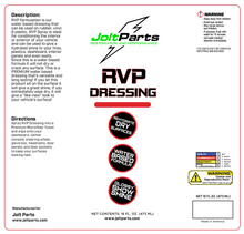 Load image into Gallery viewer, Jolt Parts Rubber Vinyl and Plastic Dressing Spray For Tires Plastic Rubber