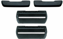Load image into Gallery viewer, OER Black Standard Arm Rest Base Pad & Trim Set 1968-72 GTO Chevelle 442 Skylark