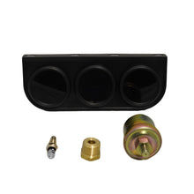 Load image into Gallery viewer, Blue LED Digital Volt Temperature and Oil 3 Gauge Set With Panel and Senders