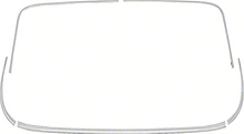 Load image into Gallery viewer, OER 5 Piece Rear Back Glass Window Molding Set For 1962-1964 Chevy Impala Models