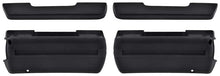 Load image into Gallery viewer, OER 4 Piece Black Urethane Armrest Base and Pad Set 1968-1974 Chevy Nova