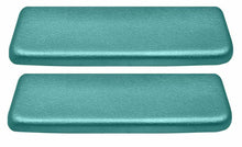 Load image into Gallery viewer, OER Aqua Rear Armrest Pad Set 1962-1964 Chevy II Nova 1965-1967 Bel Air